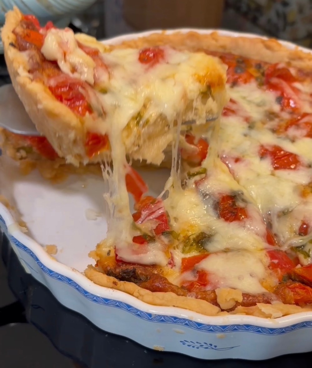 Summer Favorite: Basil Tomato Tart